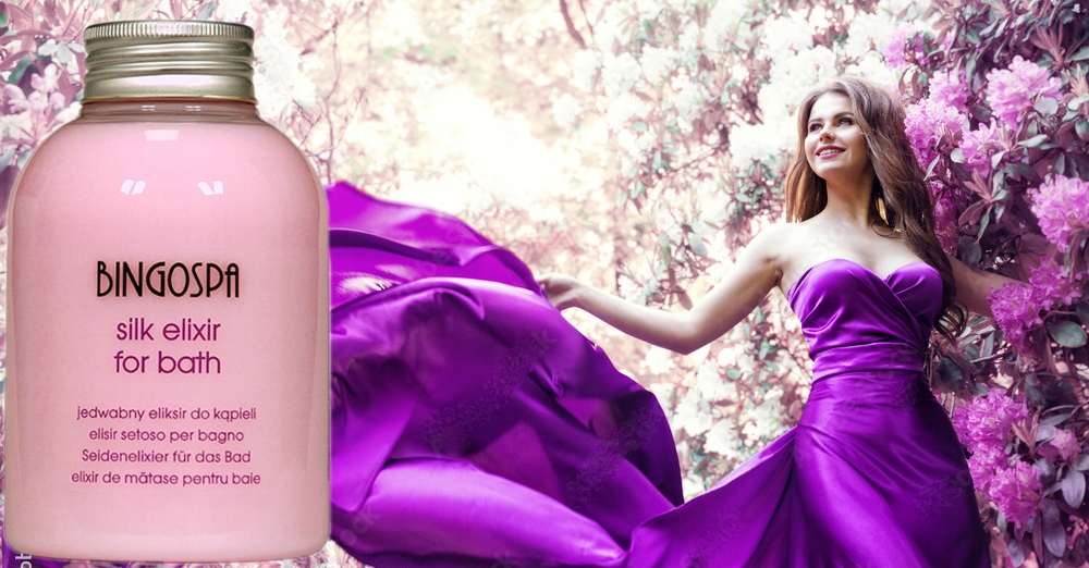 PŁYN DO KĄPIELI DLA DOROSŁYCH DO ROBIENIA PIANY W WANNIE - JEDWABNY Opakowanie butelka