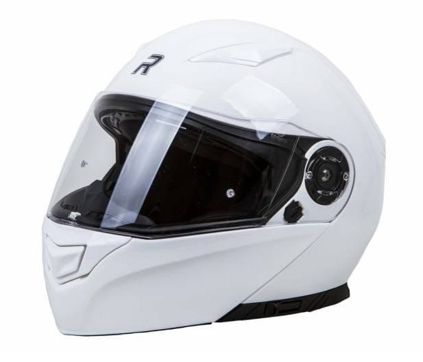 Rhino Kask Szczękowy Highway White Gloss rozmiar S z otwieraną szczęką