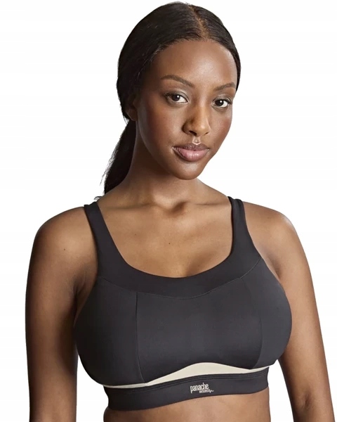 Podprsenka sport bez kostic černá/šedá 65I