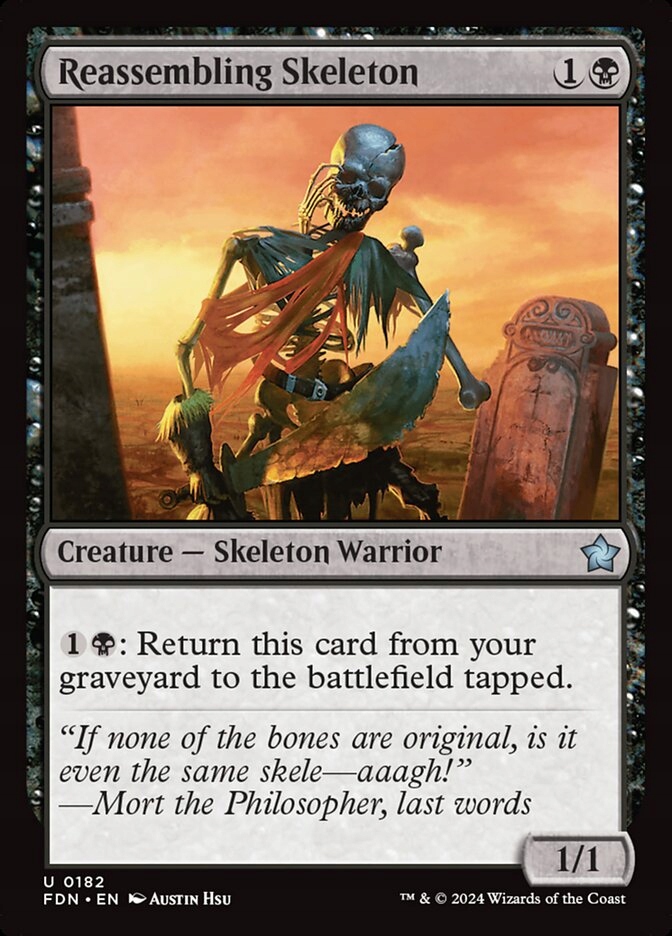 [mtg] Reassembling Skeleton (fdn)