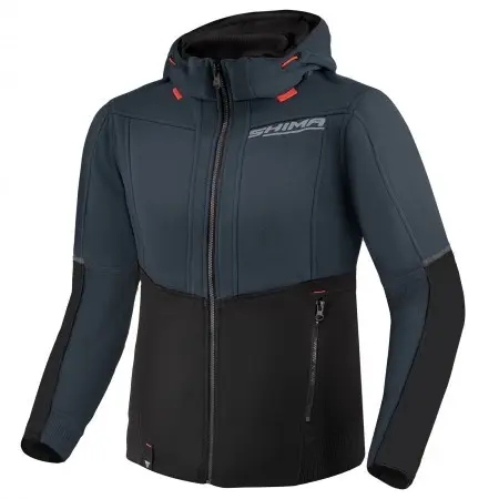 Dámska motocyklová mikina s kapucňou Shima Daybreaker Lady Grey S