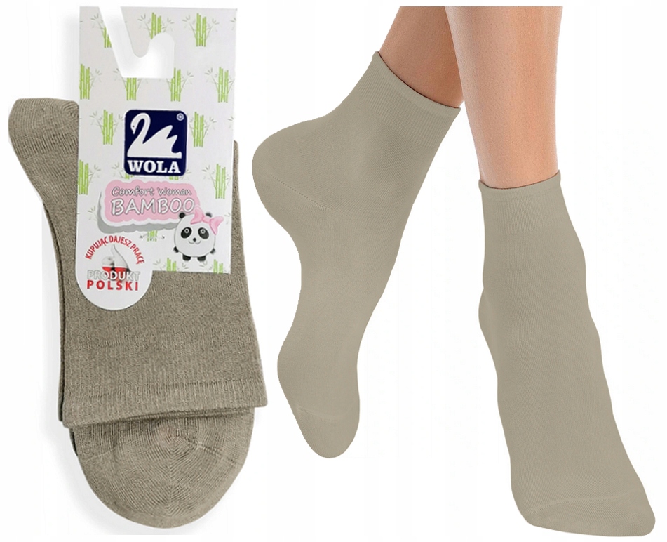

Wola Skarpetki Beżowe Comfort Woman Bamboo r.36-38