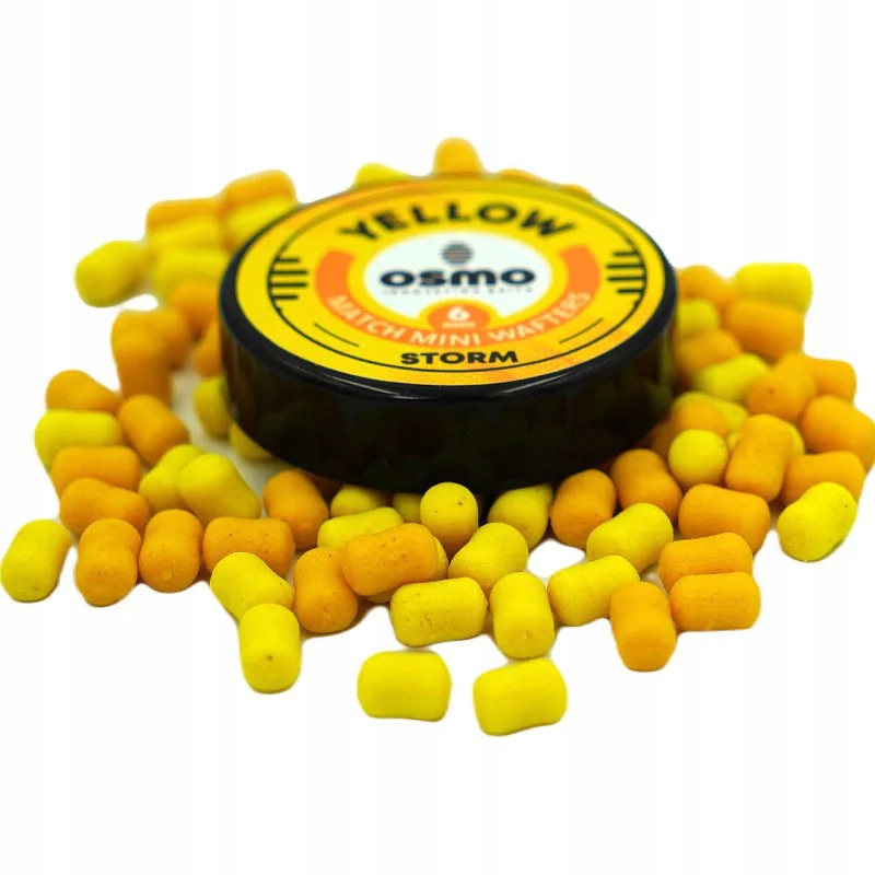 Przynęta Osmo Mini Wafters YELLOW STORM 6/9mm Method Feeder Model YELLOW STORM