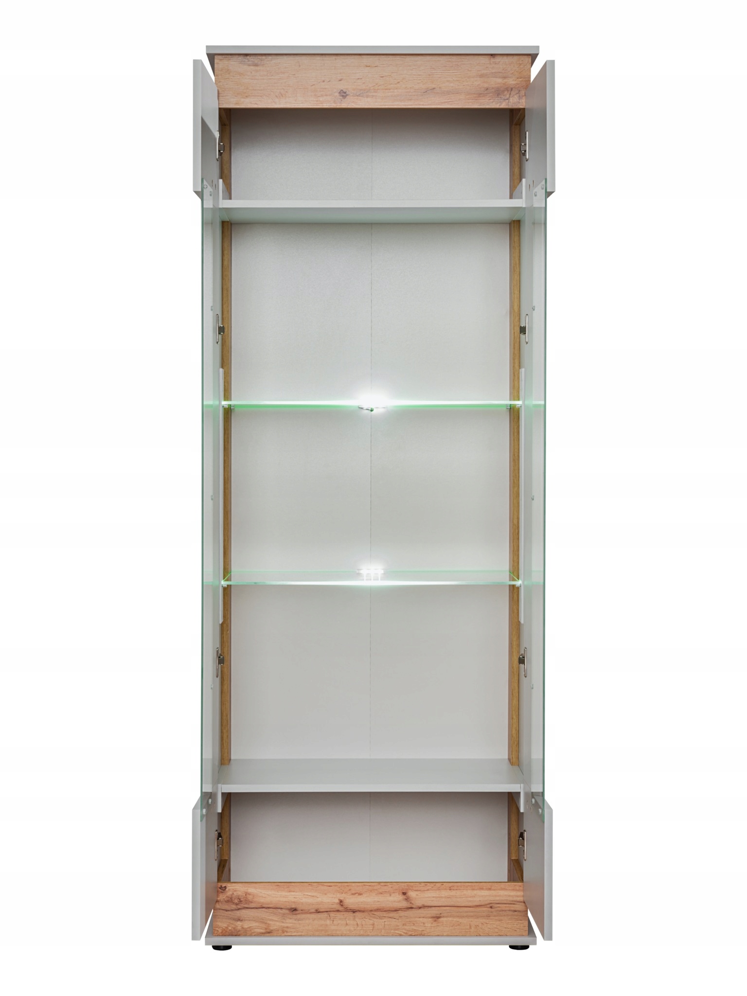 MEBLOŚCIANKA BEJING - PERLA GREY + LED Marka ASM