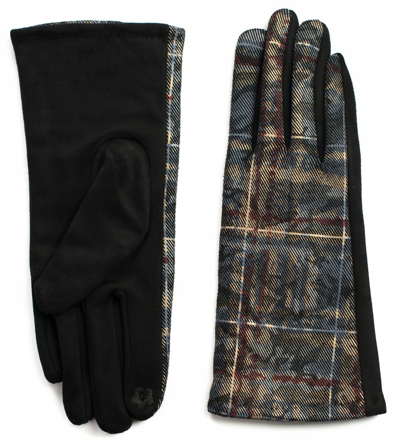 

Szaleo kolorowe Rękawiczki Clamart krata rk20316-5