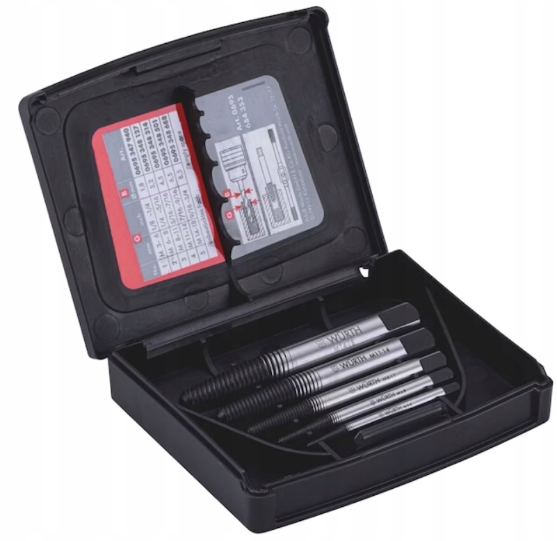 Wurth Zestaw Wykrętaków do Śrub M3-M18 5 elementów