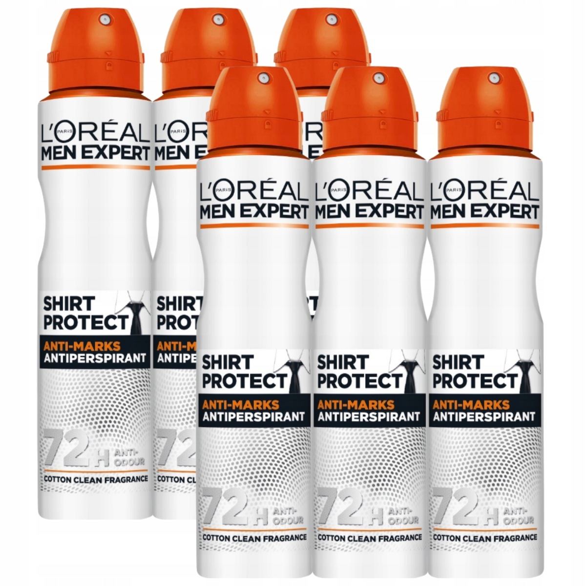 L'Oréal Men Expert Shirt Protect Antiperspirant sprej pro muže 6 x 250 ml