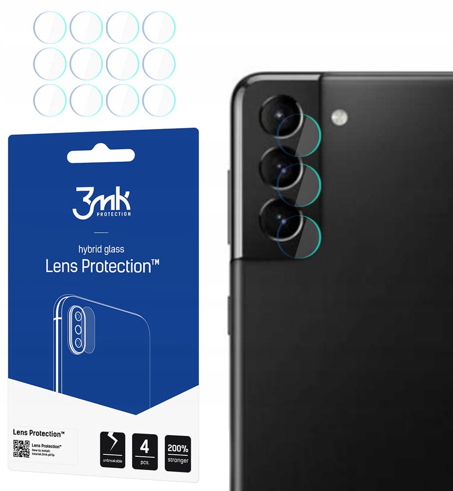 

3MK Szkło na Tył 4szt do Samsung Galaxy S21 5G