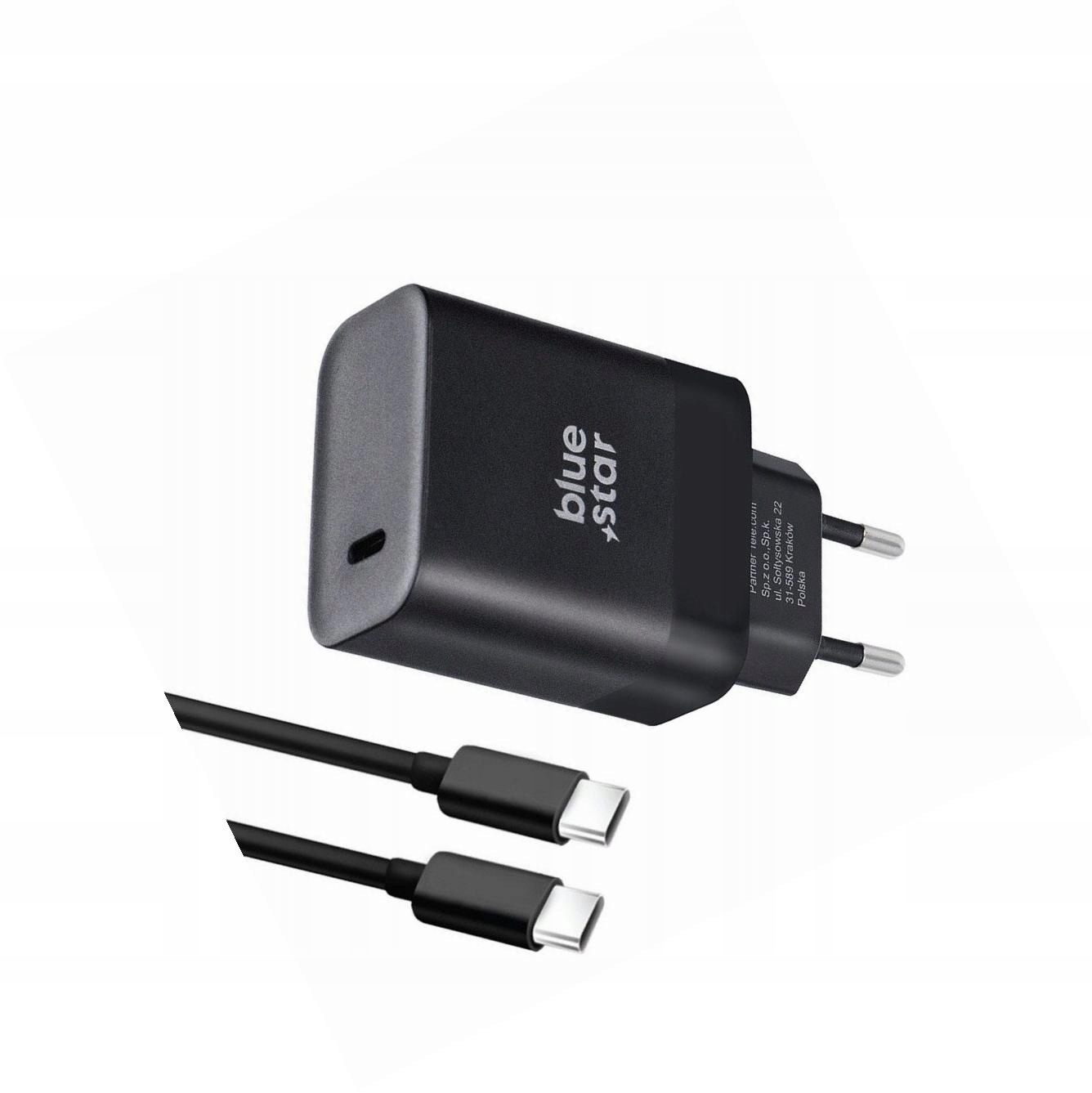 Szybka ładowarka 45W z odpinanym kablem Usb-c do Xiaomi Redmi Note 9