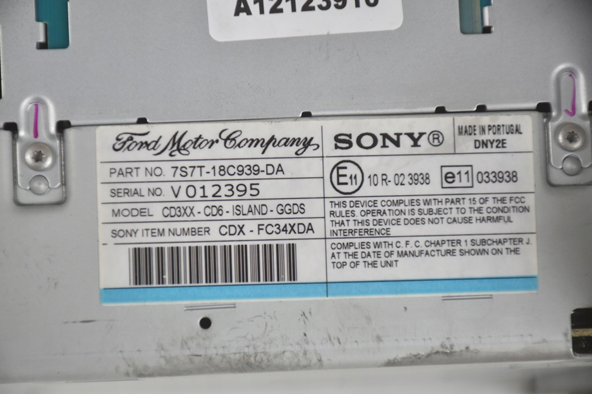 RADIO Navigation FORD MONDEO S-MAX 7S7T-18C939-DA