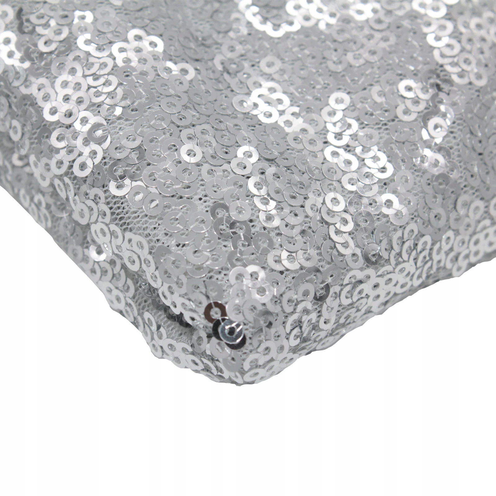 

Srebrny obrus cekinowy bankiet wesele 120x180cm