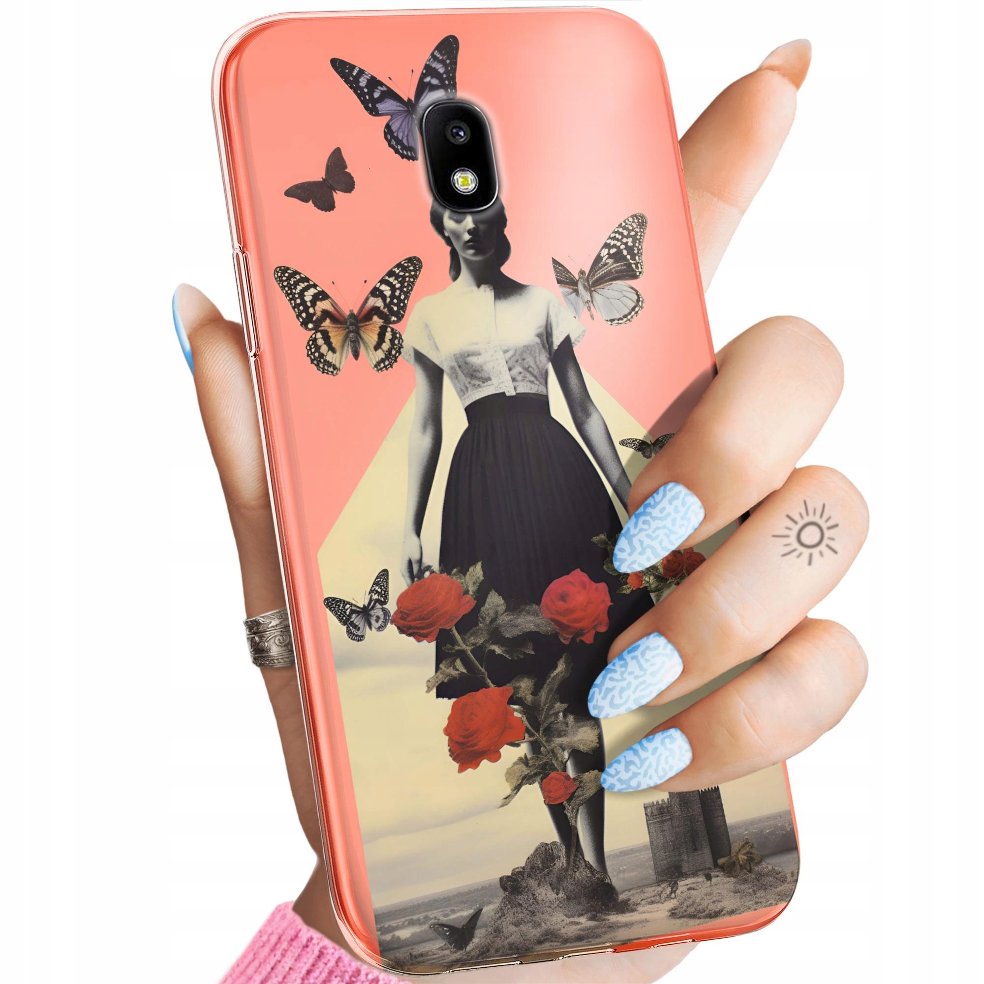 Etui Do Samsung Galaxy J3 2017 Collage Retro Vintage Obudowa Case