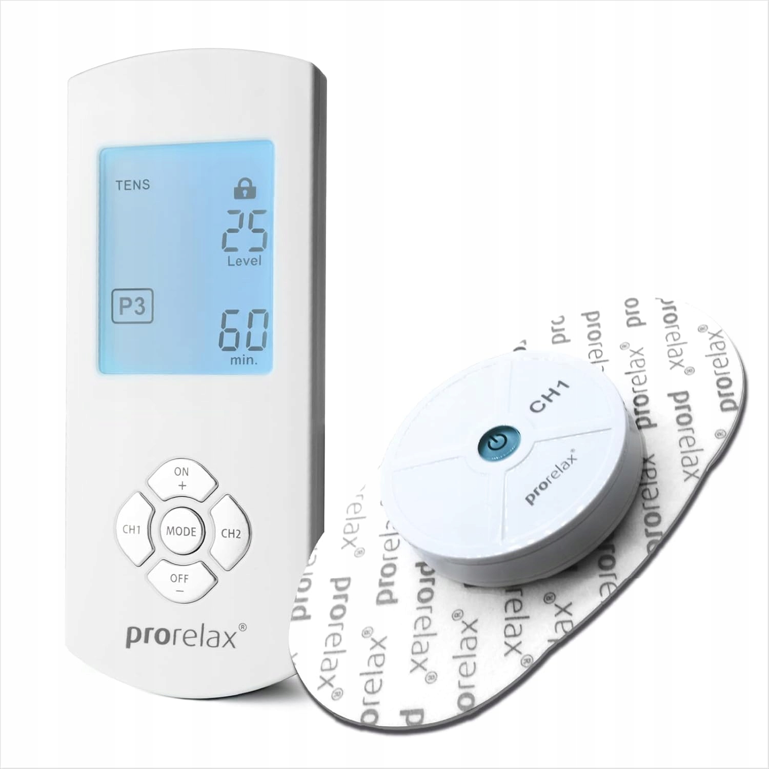 Elektrostimulátor svalů ProRelax 50807 Duo bílý