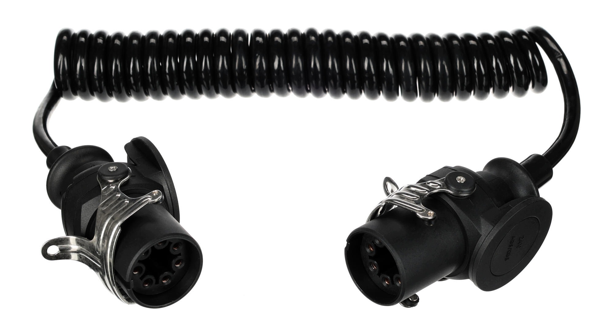 Propojovací spirálový Ebs kabel 7pin Trailer Cable 14, 24V, 3,5m