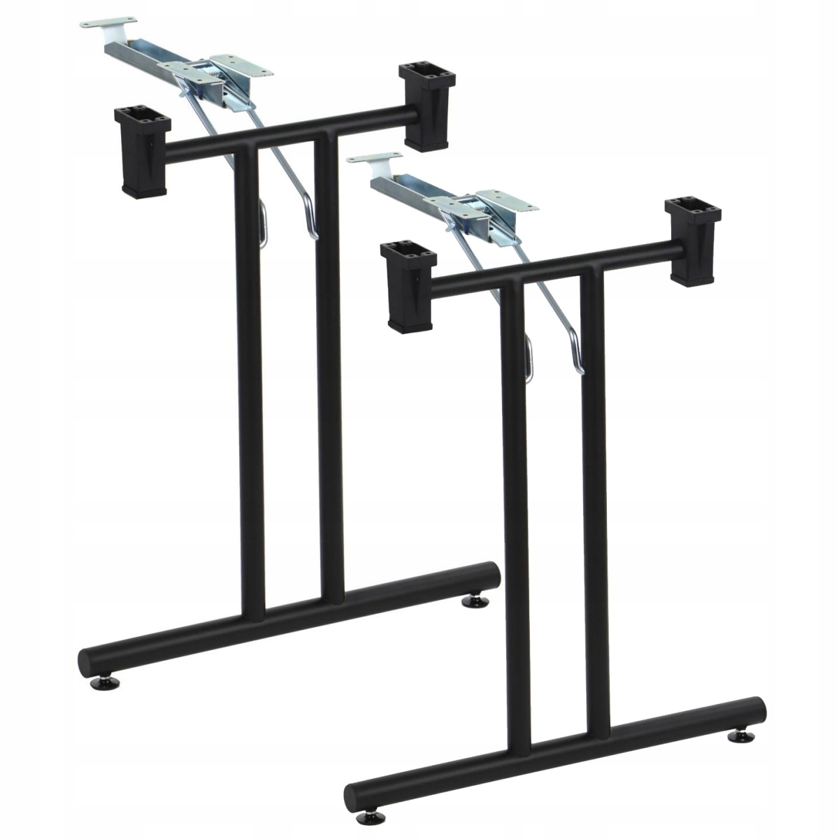 Składane nogi stelaż do biurka czarny biurkowy do stołu noga