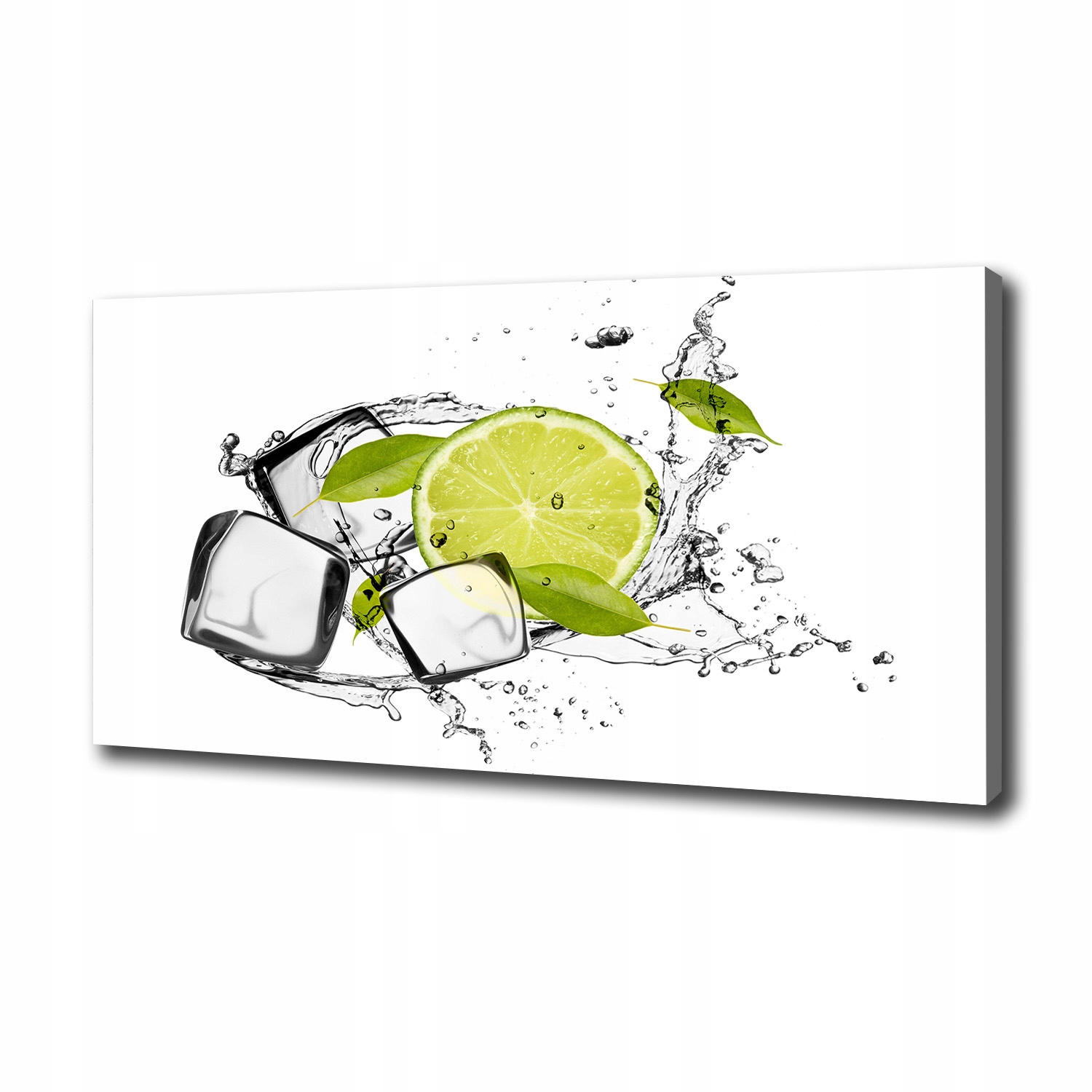 

Foto obraz na płótnie Limonka z lodem 100x50 cm