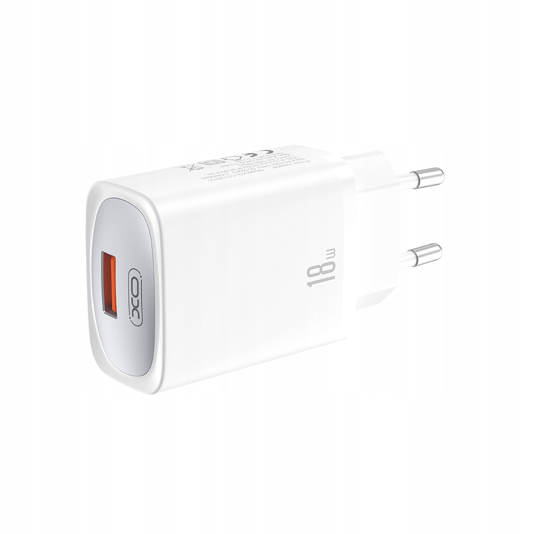 Xo ładowarka sieciowa CE19 Qc 18W 1x Usb biała kabel Usb-c