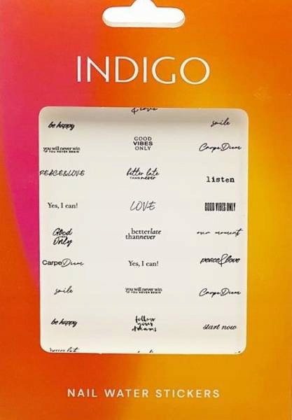 

Indigo Naklejki wodne na paznokcie 04
