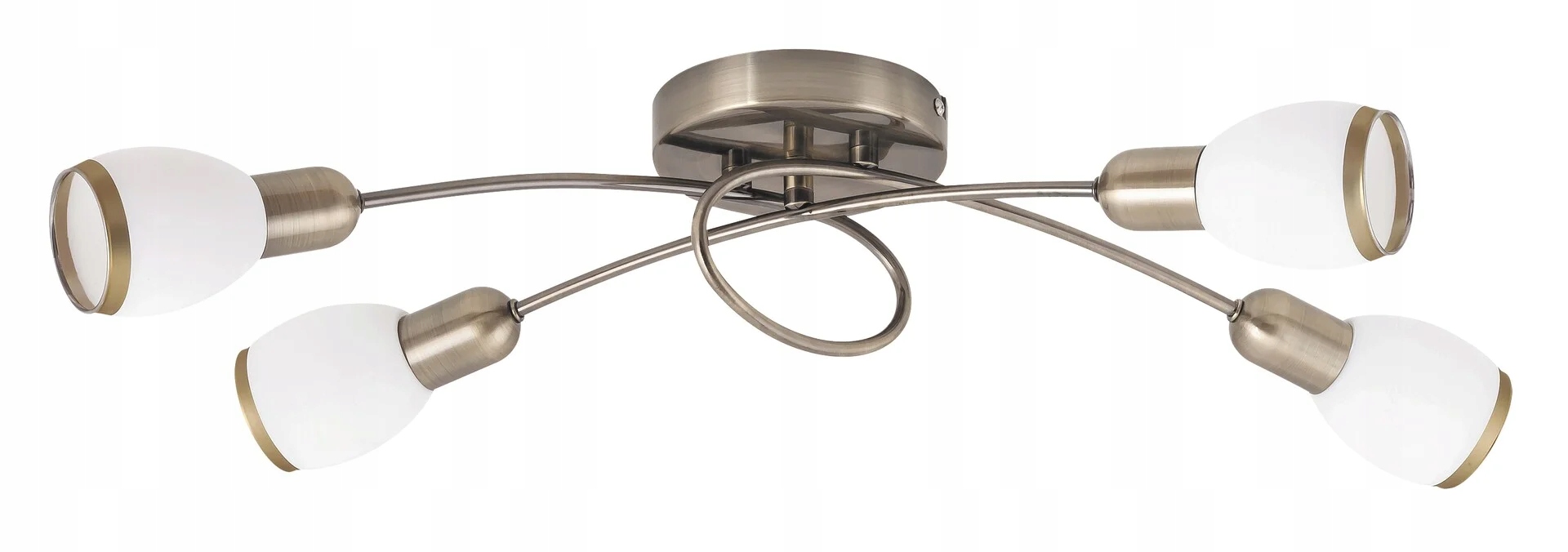 Rabalux Stropná lampa Elite E14 4x40W hnedá 66 cm kov/sklo