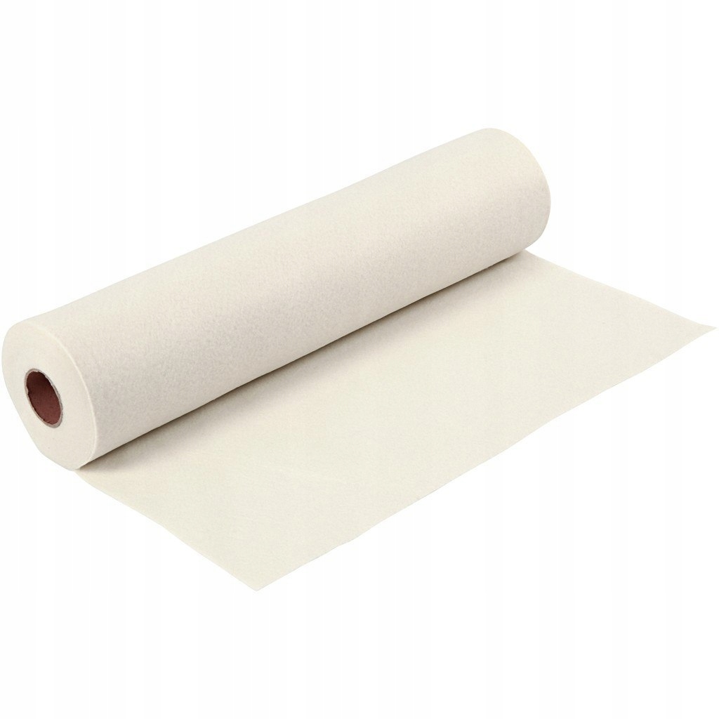 Plst W: 45 cm L: 5 m Krémový