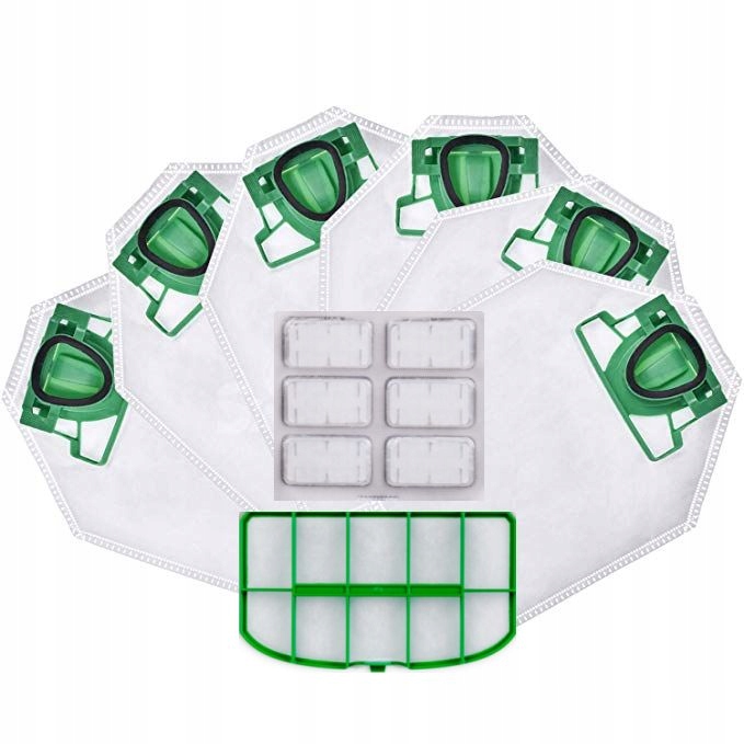 6x Sáčky Vorwerk Kobold Vk 200 Vůně Filtr VK200