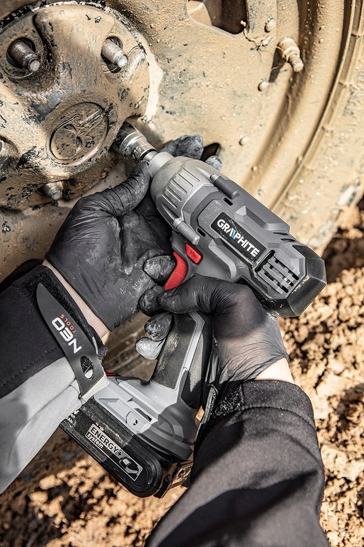 GRAPHITE KLUCZ UDAROWY 18V 4Ah Li-Ion 180Nm 58G018 Rozmiar trzpienia 1/2''