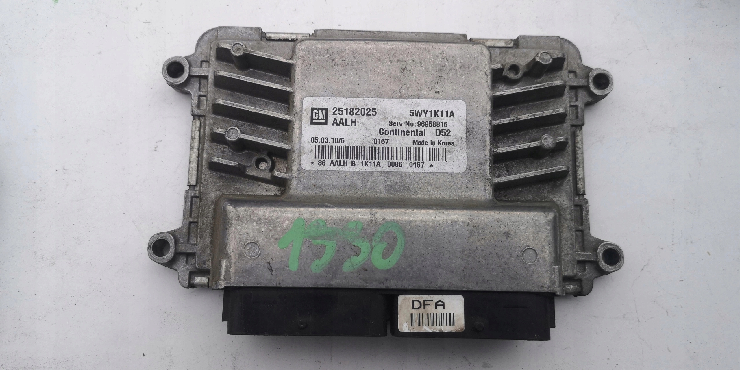 DAEWOO MATIZ 1.0B 16V 25182025 5WY1K11A computer E