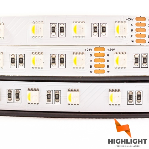 20 m Led pásik Rgbw studený 5050 24V 19,2W Pro 60LED