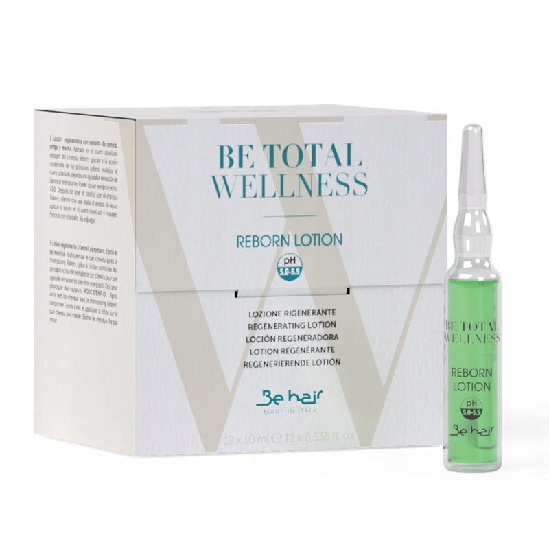 Be Hair Be Total Wellness Reborn Regenerační lotion na vlasy v ampulkách 12x1