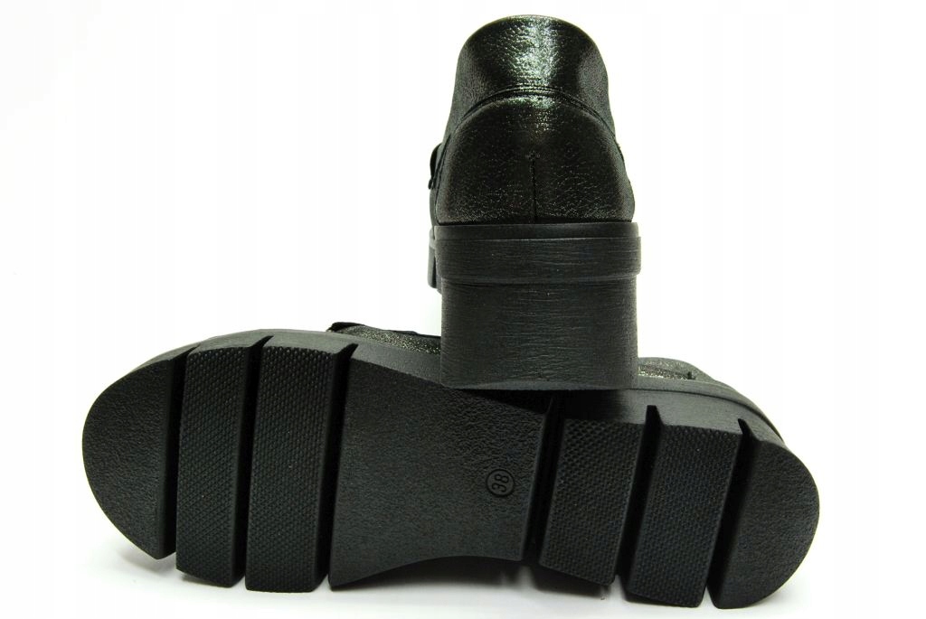 BOCCATO 989P mokasyny damskie na koturnie SKÓRA 39 Kod producenta 989P