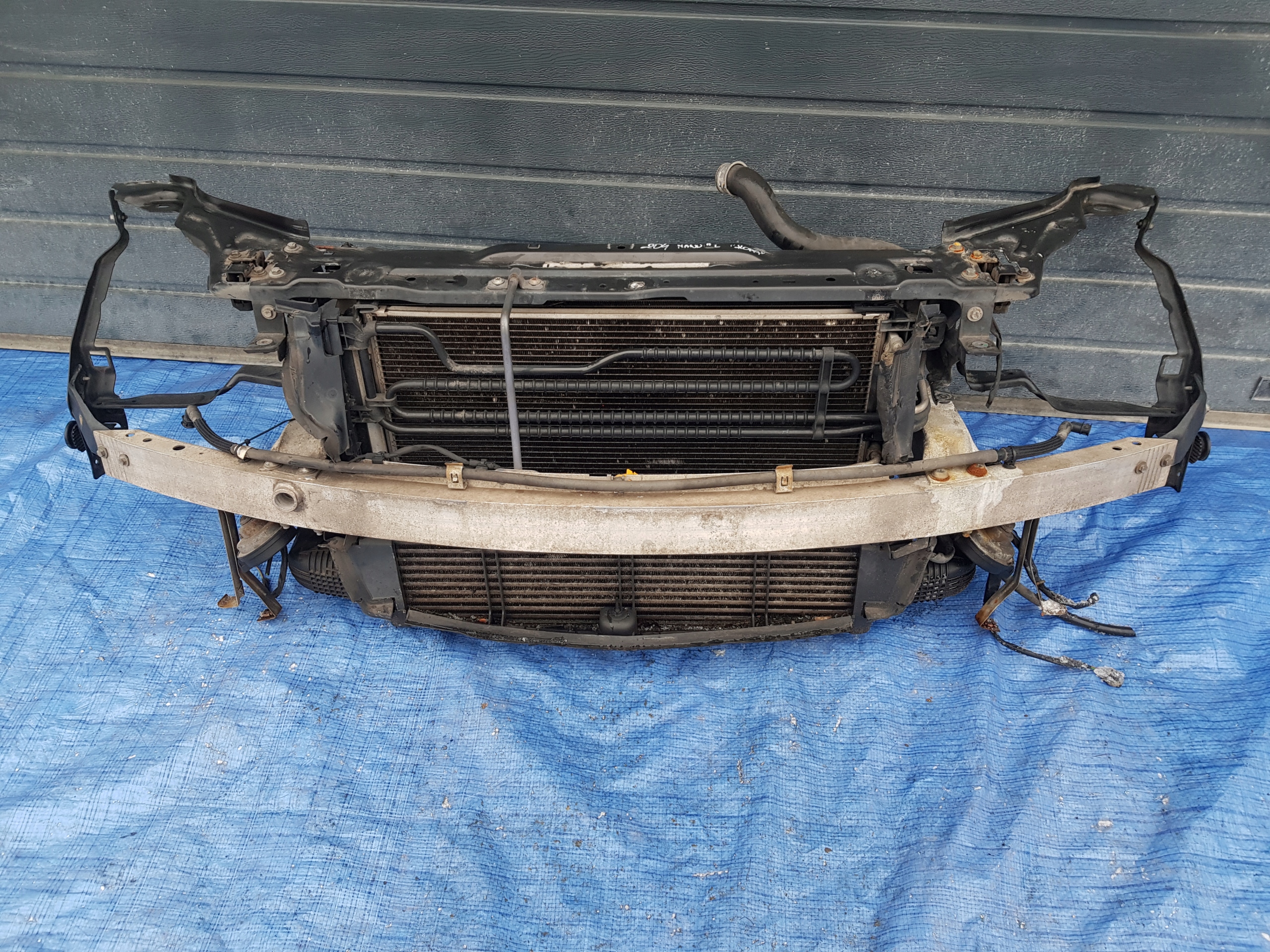 support panel for radiators radiator MERCEDES W204 2.2 CDI 651 MANUAL