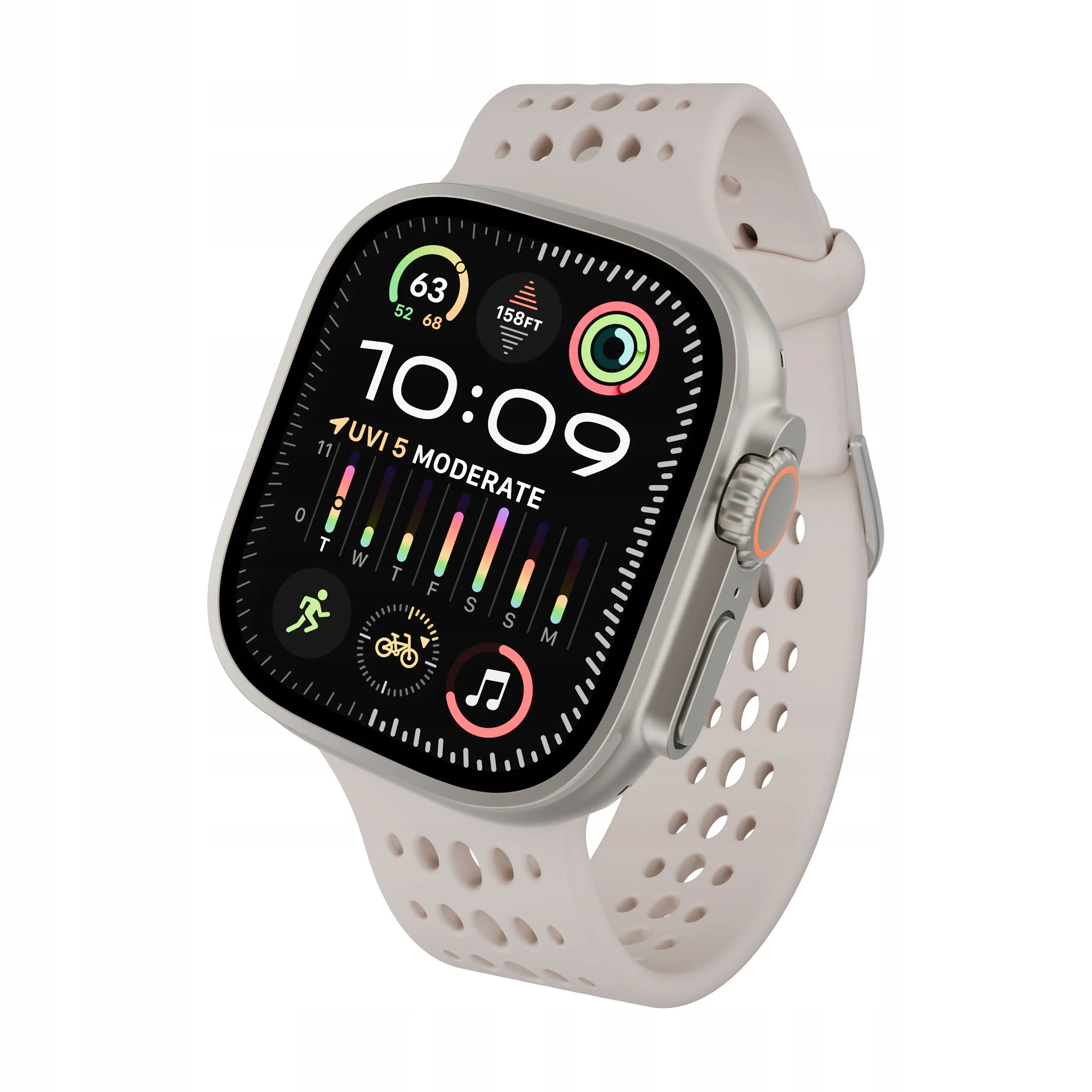 Decoded Ares silikonový řemínek pro Apple Watch 10/11 Ultra 46/49 mm