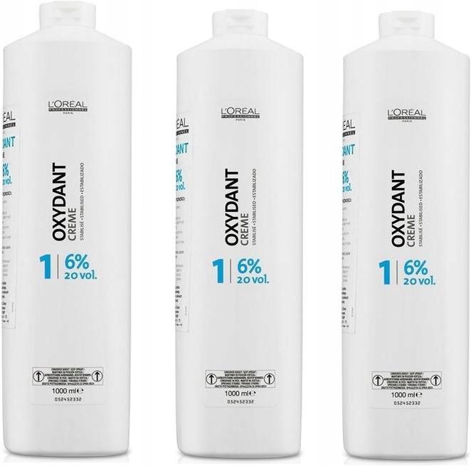Loreal Oxydant Krém 6% 3X1000 ML Sada