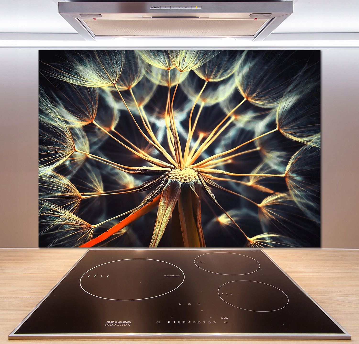 

Panel między meble w kuchni Dmuchawce 100x70 +klej