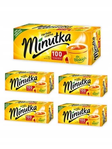 Minutka Čaj černý 5x140 g