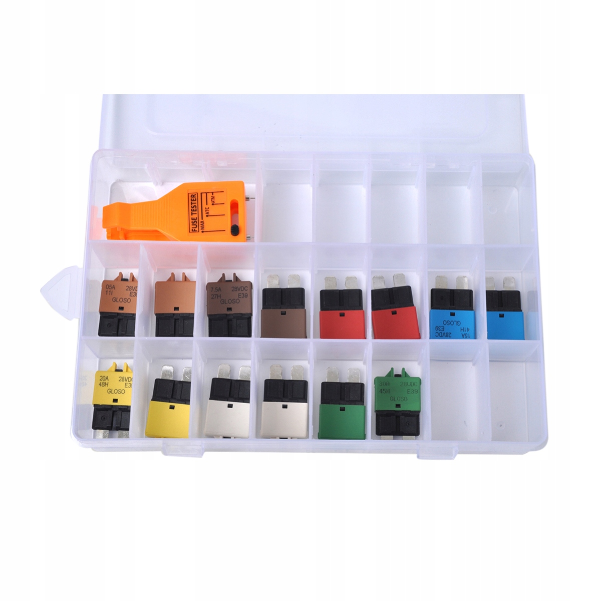 TESTER BEZPIECZNIKÓW SAMOCHODOWYCH RESETUJĄCY WYŁĄCZNIK AUTO