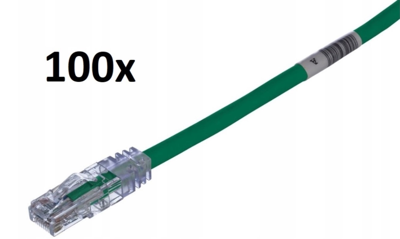 Patchcord U/utp 24 Awg Cat 6 Panduit 6 m zielony