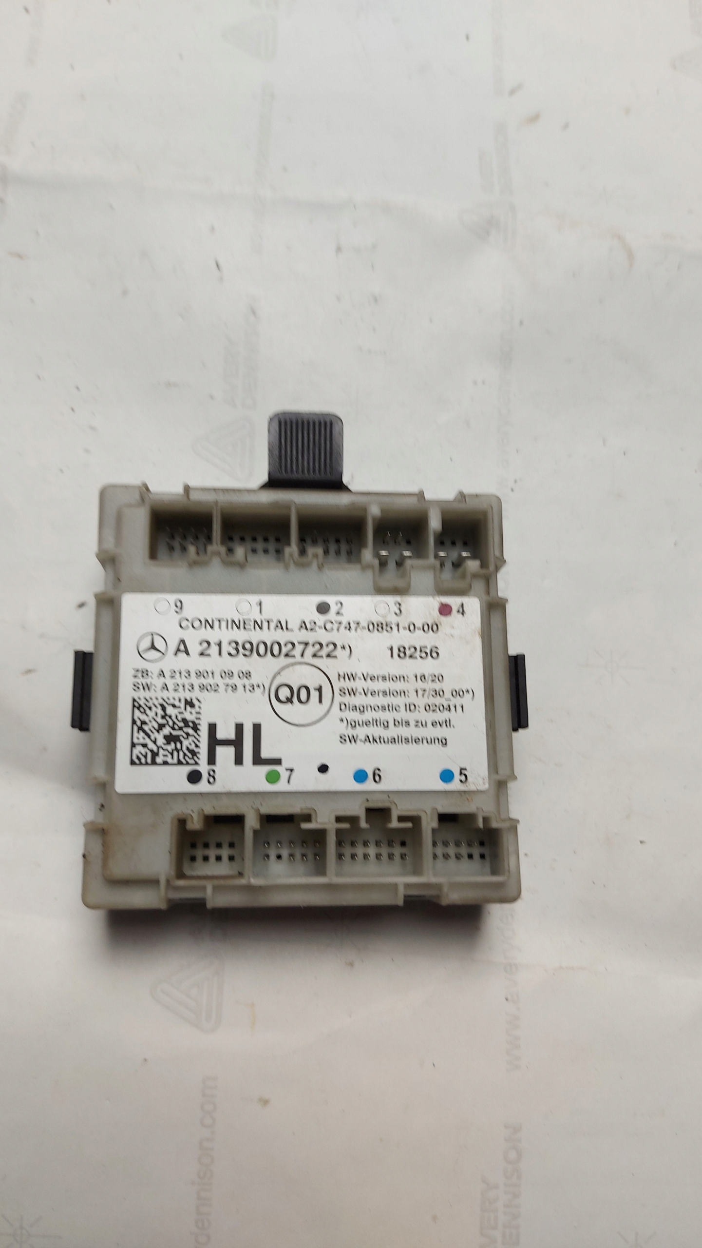 control unit module door left rear part MERCEDES C W205 E W213 OE EU