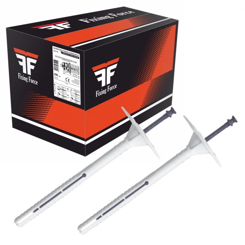 

Kołki Do Styropianu FixingForce 10x160mm 200 sztuk