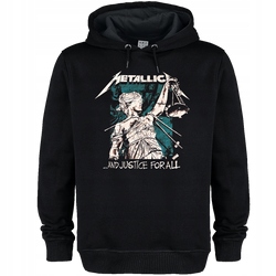 Mikina Amplified Metallica Cropped Justice Hoody Licence r.XL