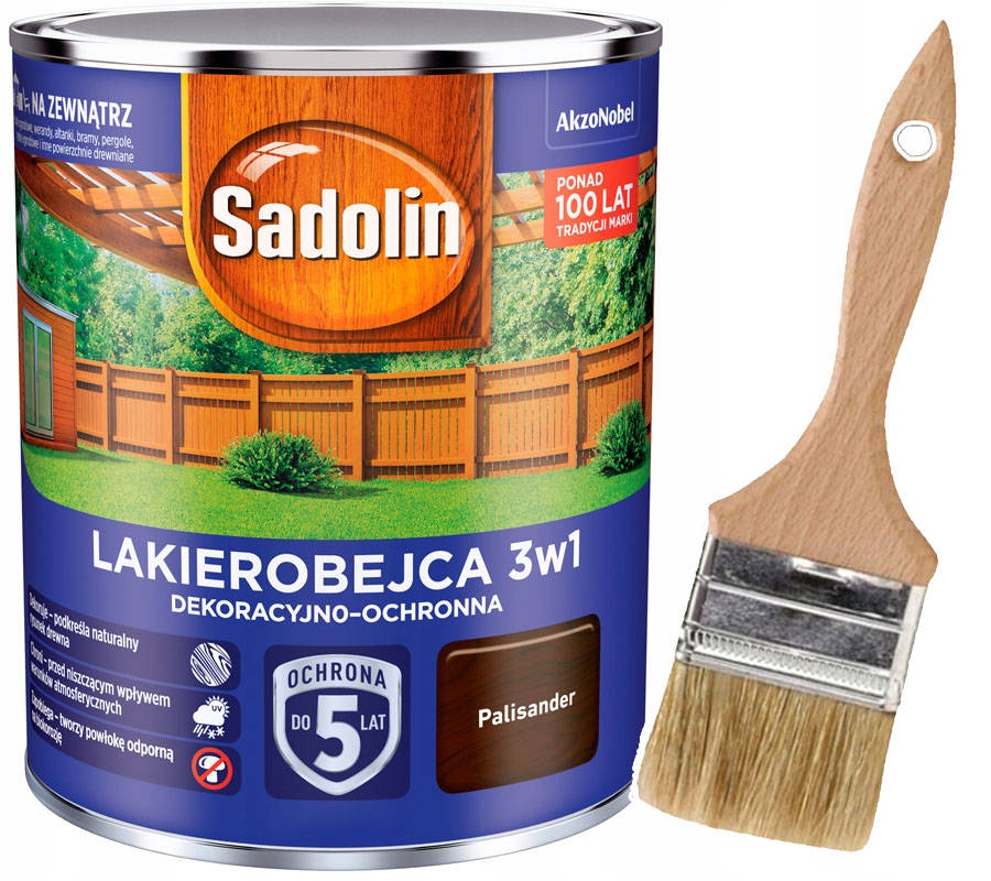 

Sadolin Lakierobejca do drewna 3w1 0,7L Palisander
