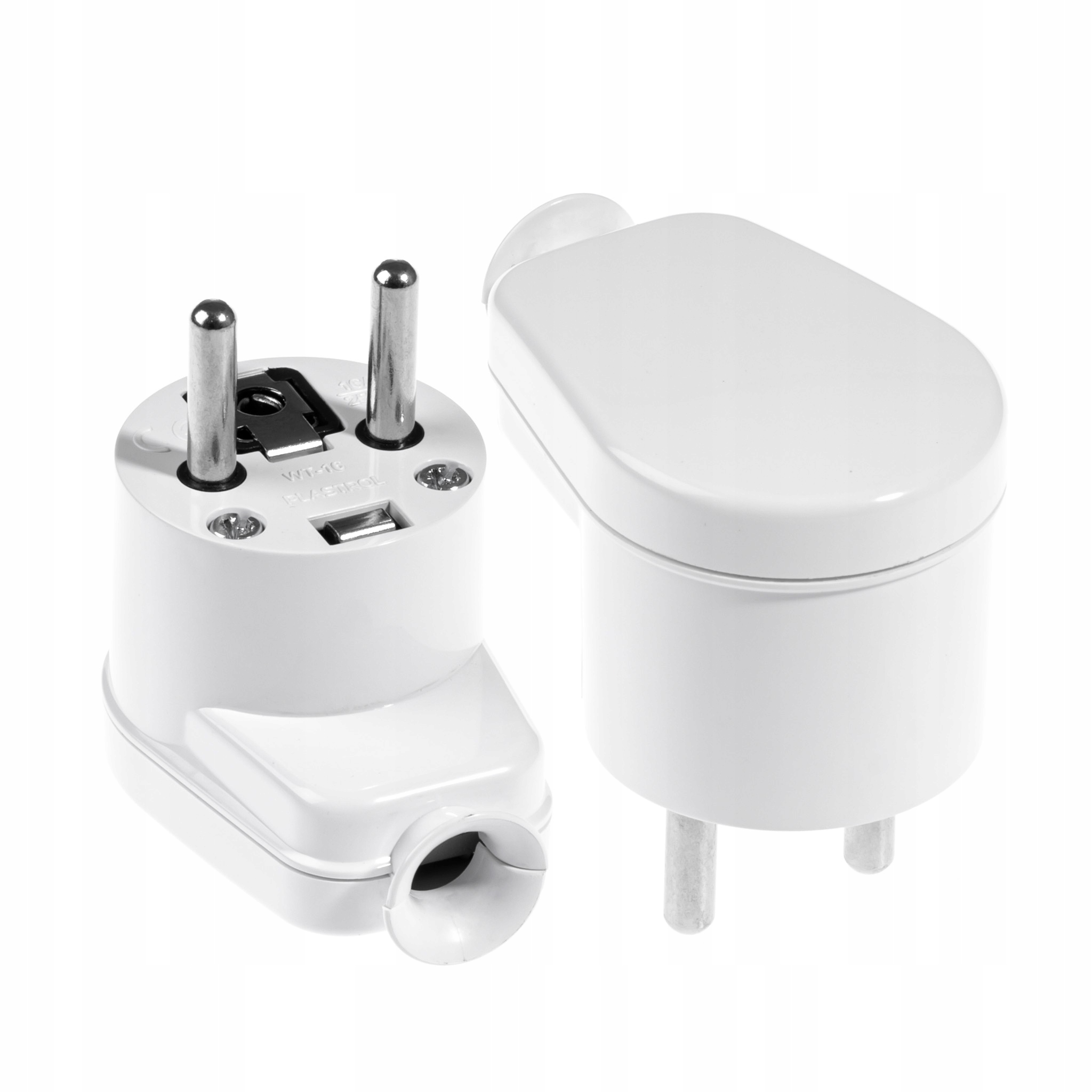 WTYK WTYCZKA SIECIOWA ELEKTRYCZNA 230V KĄTOWA Z UZIEMIENIEM 2P