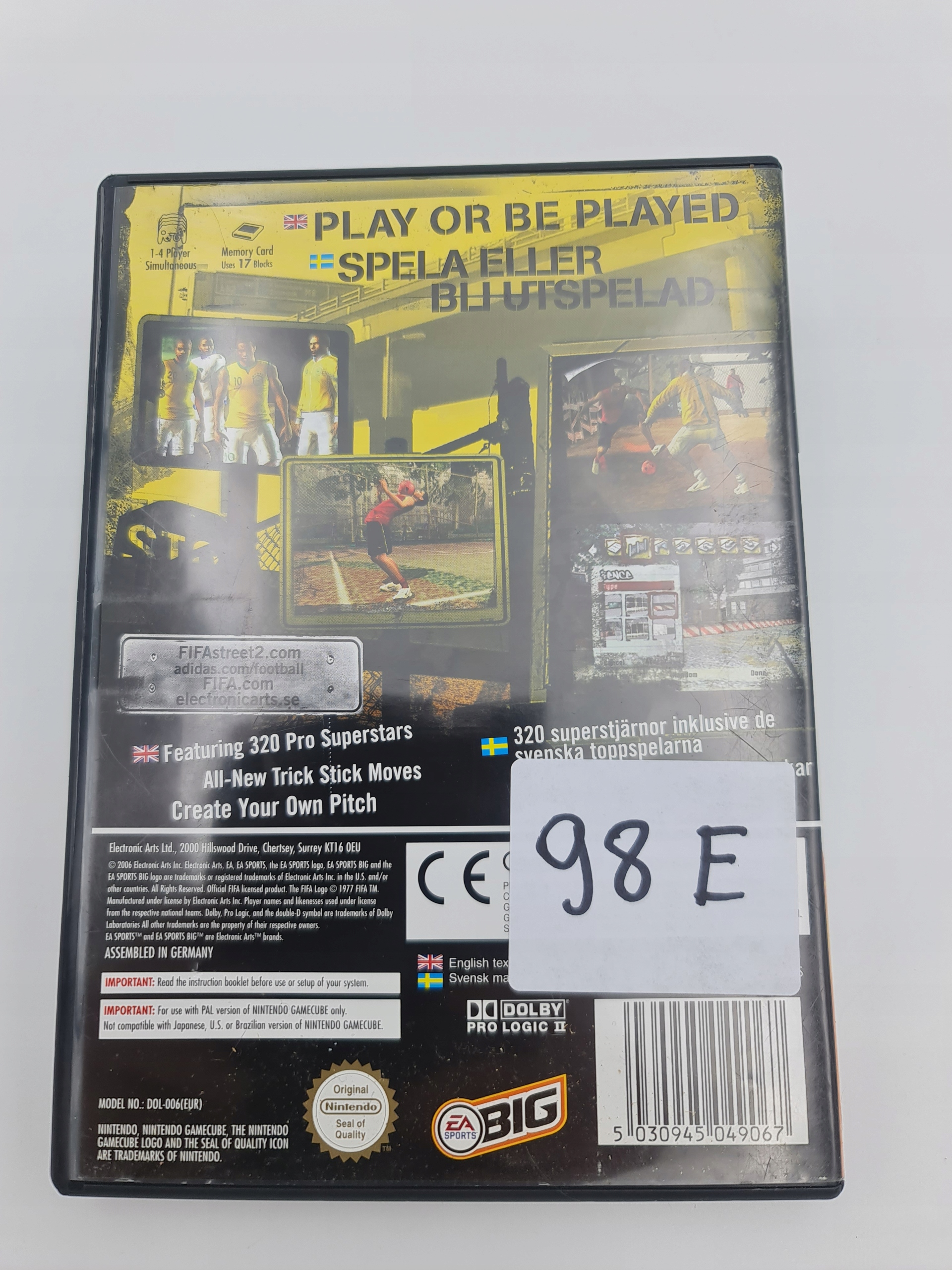 NINTENDO GAMECUBE FIFA STREET 2 Platforma Nintendo GameCube