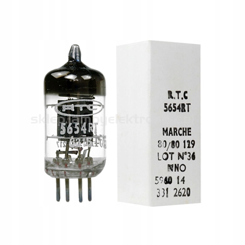 Elektronová lampa 5654 Rtc 6J1, EF95, 6AK5, 6069, 6Ž1P Nos