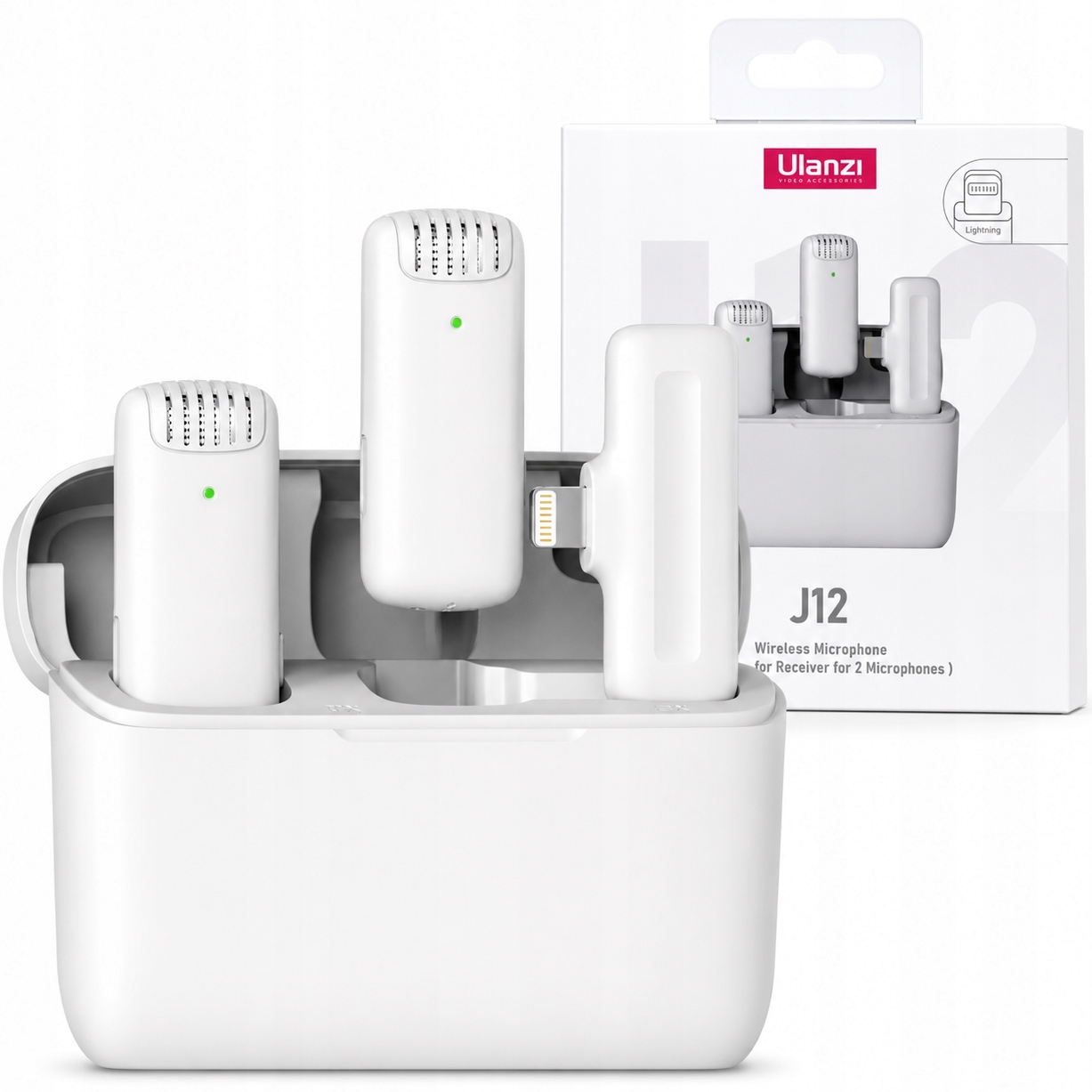 Bezdrátový kravatový mikrofon pro iPhone Ulanzi J12 Lightning