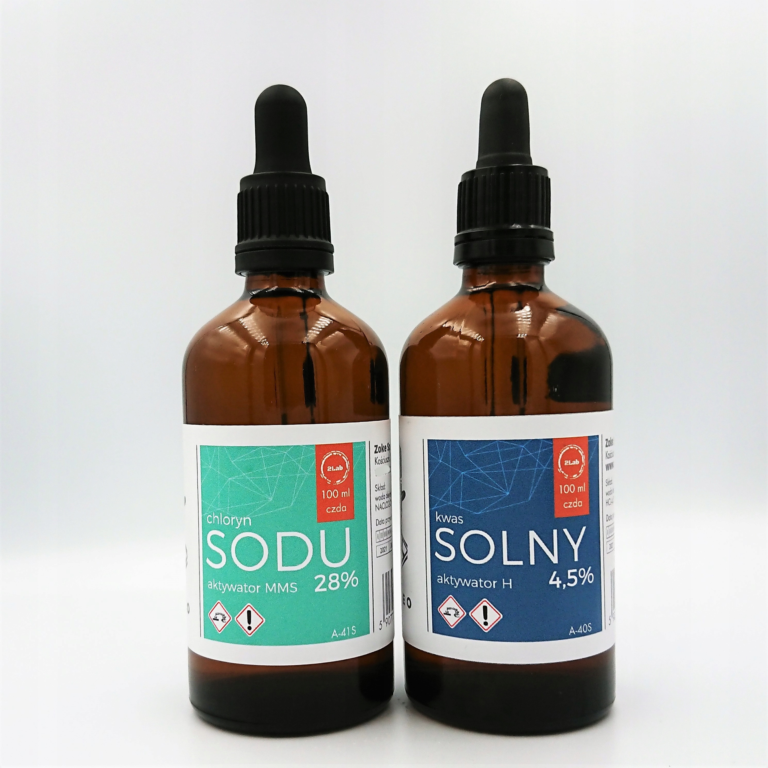 

MMS-Chloryn Sodu 28% +Kwas solny 200 ml. Dr Alcheo