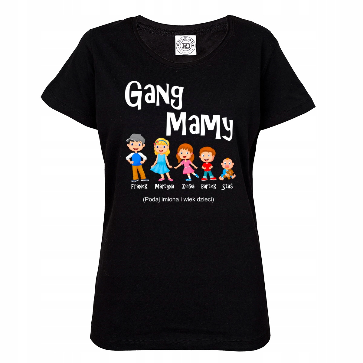 

Damska Koszulka Na Dzień Mamy Gang Mamy