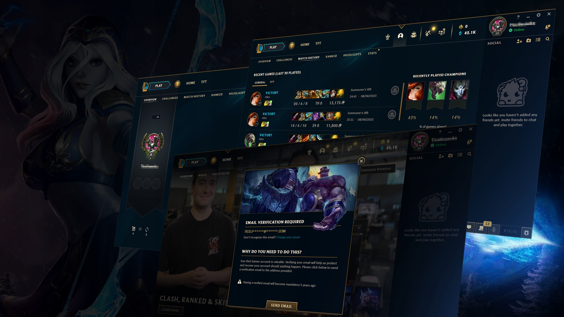 LEAGUE OF LEGENDS 35-40k BE KONTO LOL SMURF EUNE BEZPIECZNE Platforma PC
