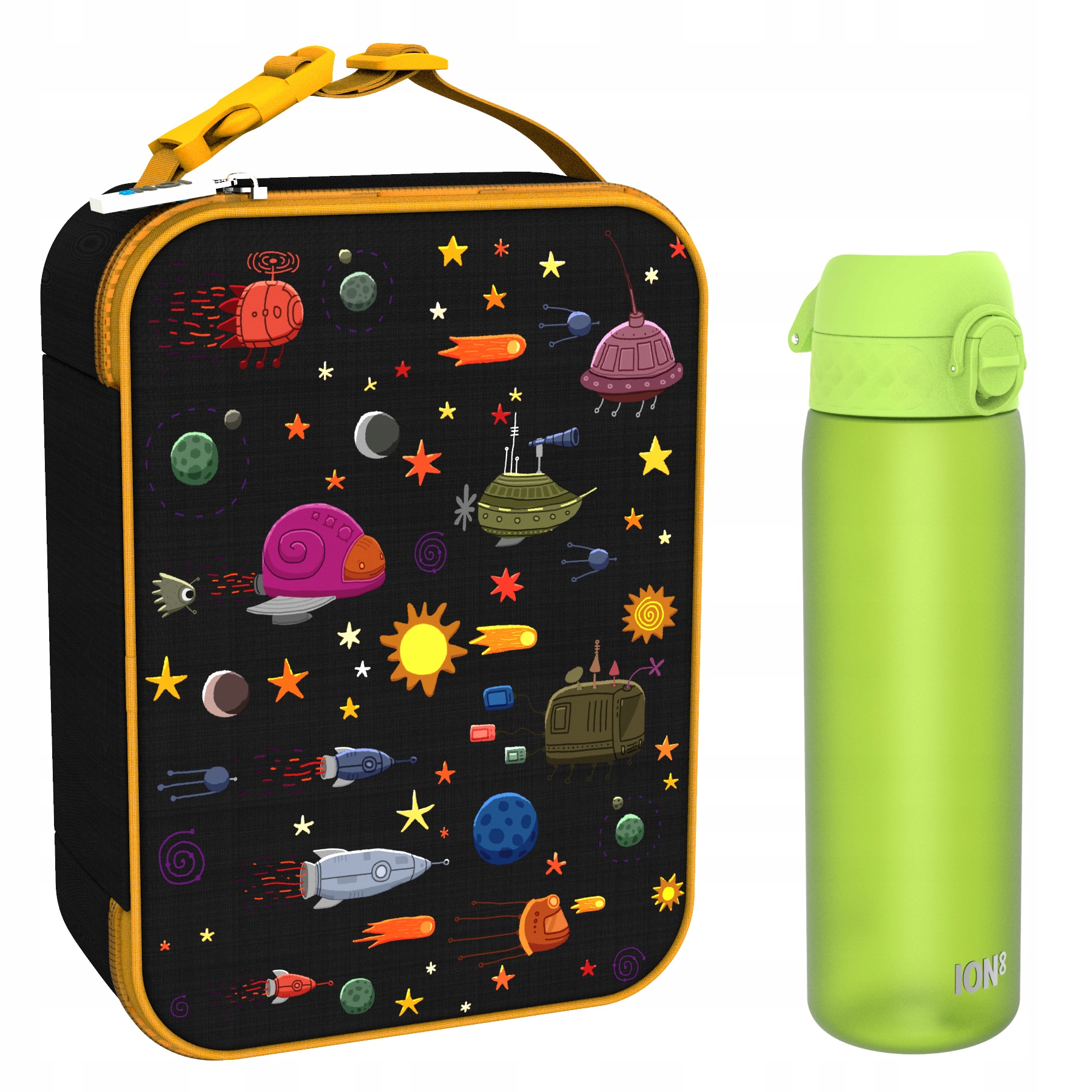 Lahev Na Pití 0,5L Termo Lunch Bag Snídaňová Sada Do Školky ION8