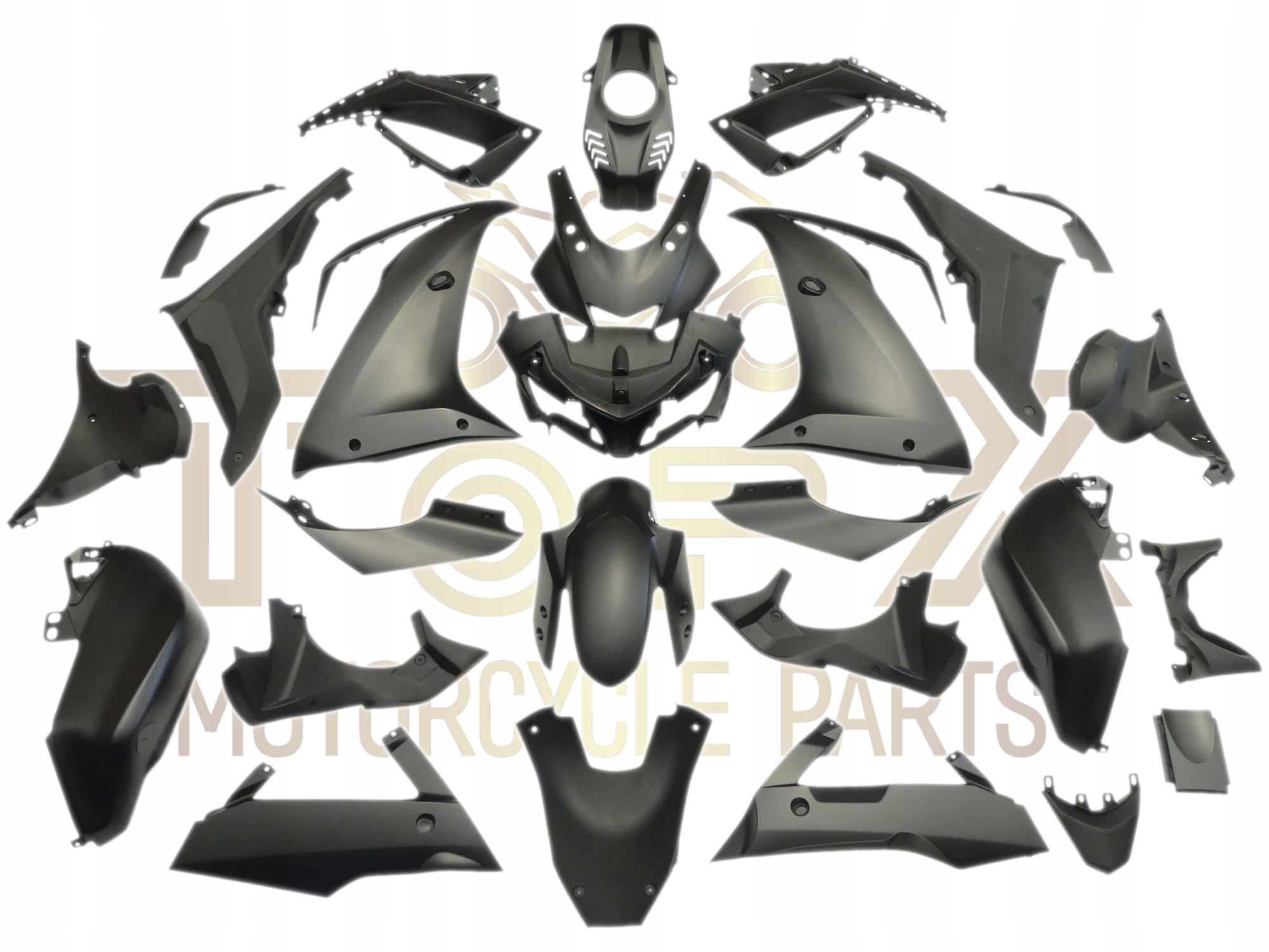 Yamaha Yzf R125 19 – sada 24 kusů chráničů těla blatníku TopX